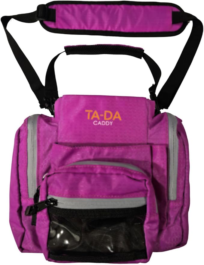 TA-DA Caddy Bag Everywhere you Go | Core Items are Bottle Phone Keys Wallets Etc., so Easy Access and more Convenient than Purse, Carrier, Crossbody, Messenger, Duffle, Fanny, Tote | W-7 H-10 L-10 |