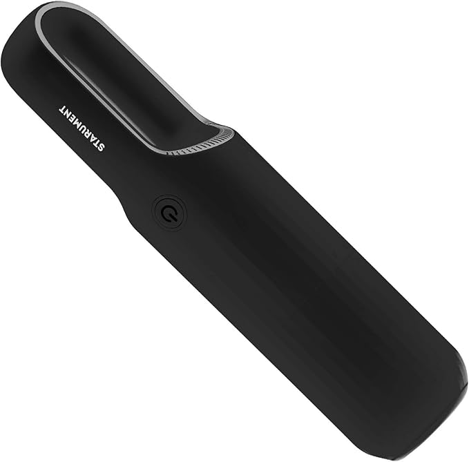 STARUMENT Portable Hand Vacuum Cleaner Handheld Cordless Cleaner for Dust Pet Hair Dirt Home Car Interior Lightweight, Easy to Use, Compact Design Battery Rechargeable with USB-C Cable - Black