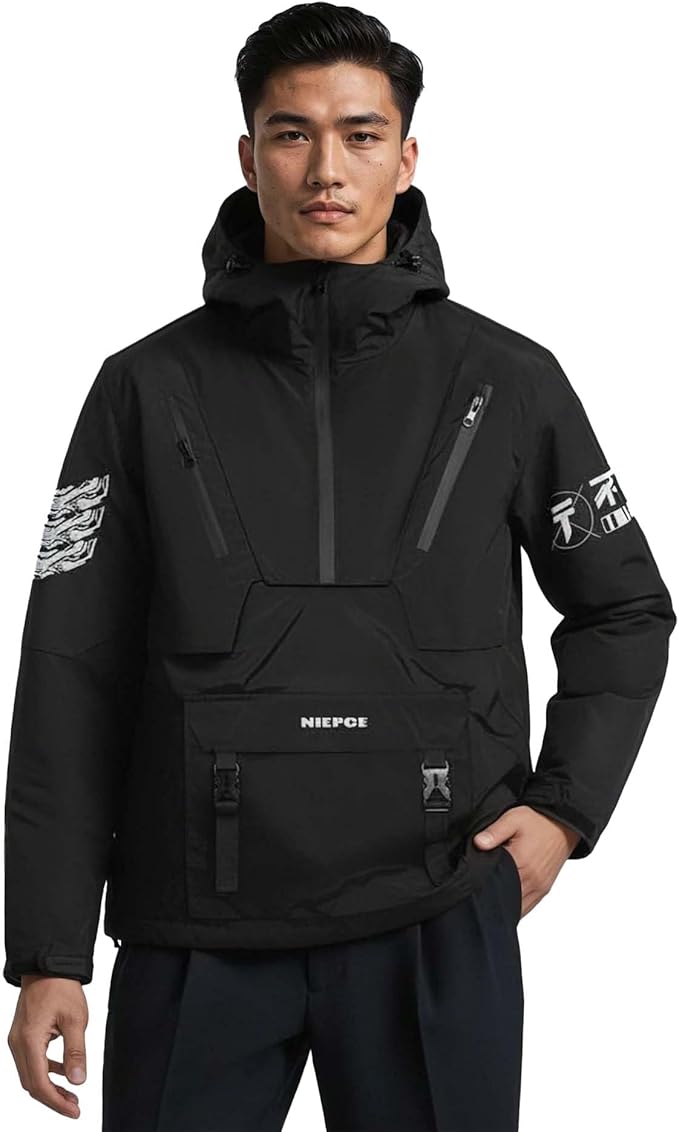 Niepce Inc Japanese Techwear Windbreaker Jackets for Men