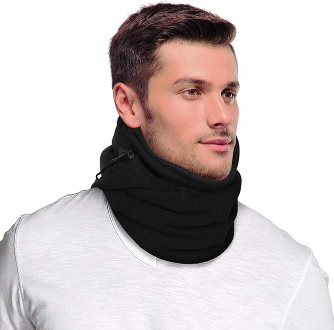 unisex-adult 5-in-1 Premium Fleece Balaclava – Wind and Waterproof Ski Mask for Extreme Cold Weather – Winter Face Mask
