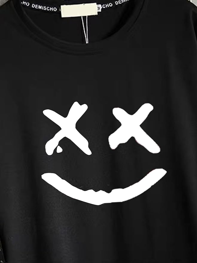 DUDHUH Men’s T-Shirts Techwear Japanese Streetwear Hip Hop Short Sleeve Shirts for Men