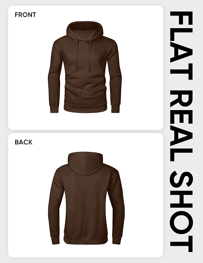JMIERR Mens Casual Cotton Hooded Collar Drawstring Hoodies Pullover Sweatshirts Casual Long Sleeve Shirts