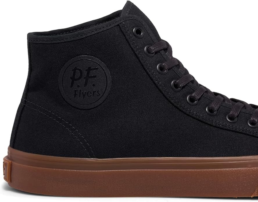 PF Flyers Center High Top Sneakers for Men and Women, Original Canvas Hi-Top Athletic Shoe, Unisex