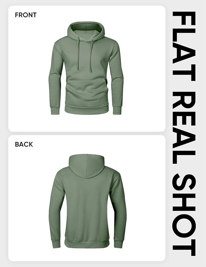 JMIERR Mens Casual Cotton Hooded Collar Drawstring Hoodies Pullover Sweatshirts Casual Long Sleeve Shirts