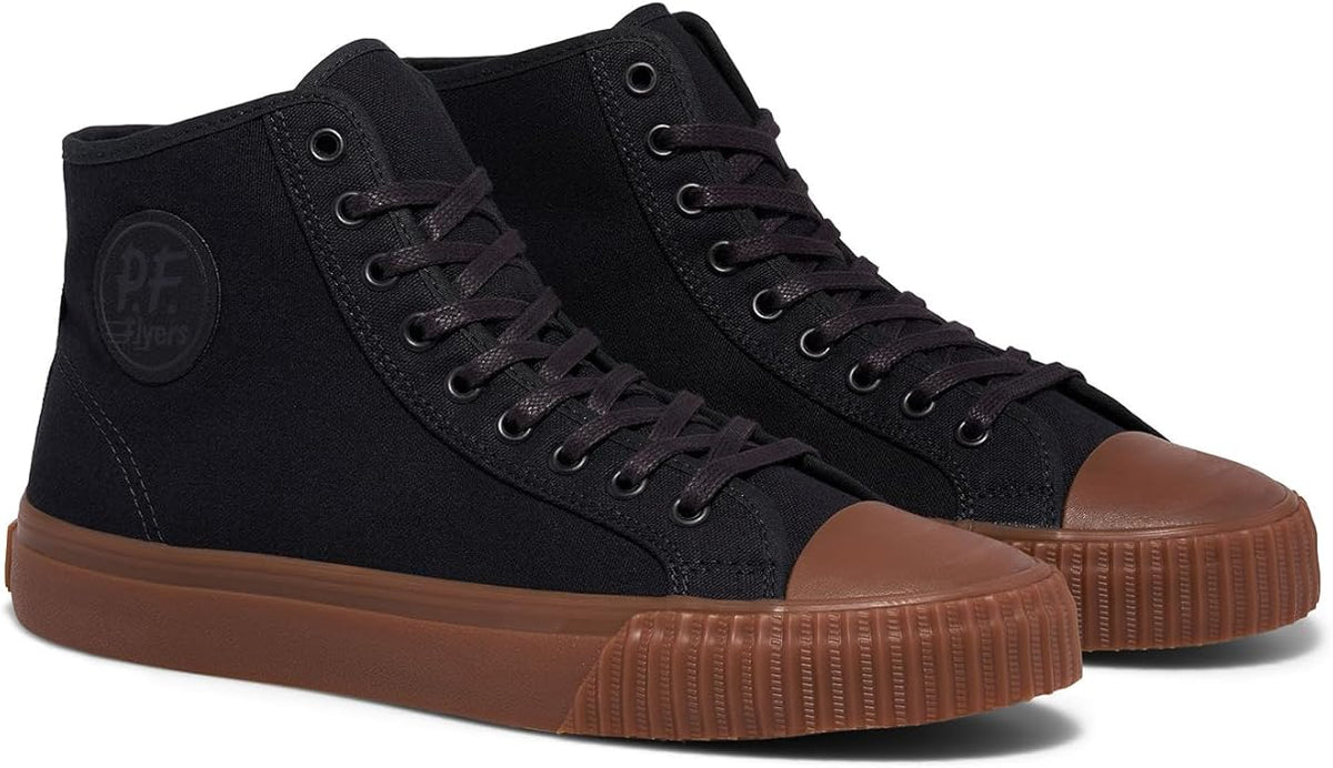 PF Flyers Center High Top Sneakers for Men and Women, Original Canvas Hi-Top Athletic Shoe, Unisex