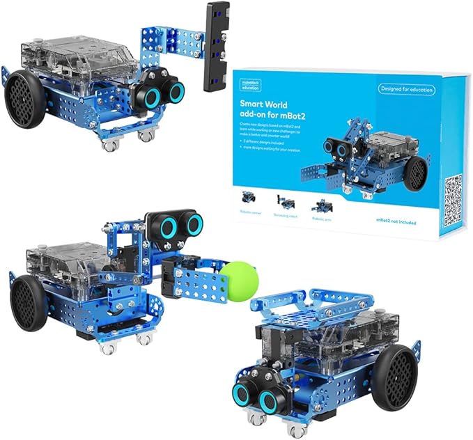 Makeblock Smart World 3-in-1 Add-on Pack for mBot2 Programmable Robot Car Toy