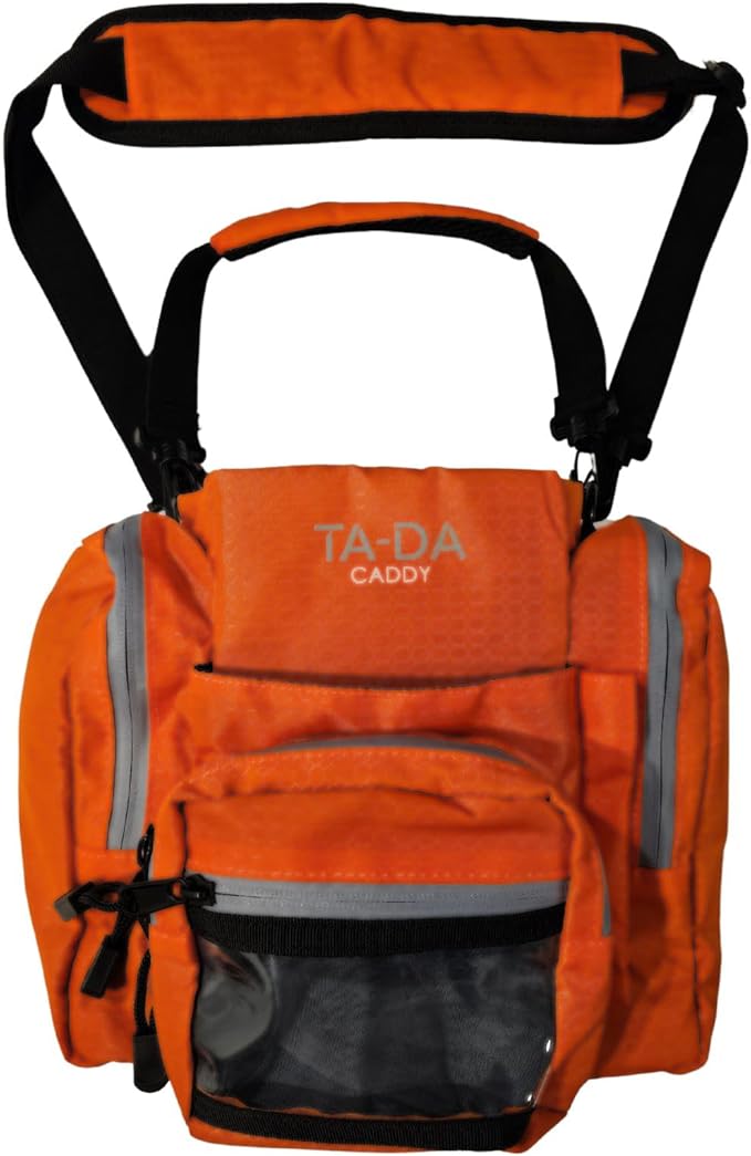 TA-DA Caddy Bag Everywhere you Go | Core Items are Bottle Phone Keys Wallets Etc., so Easy Access and more Convenient than Purse, Carrier, Crossbody, Messenger, Duffle, Fanny, Tote | W-7 H-10 L-10 |