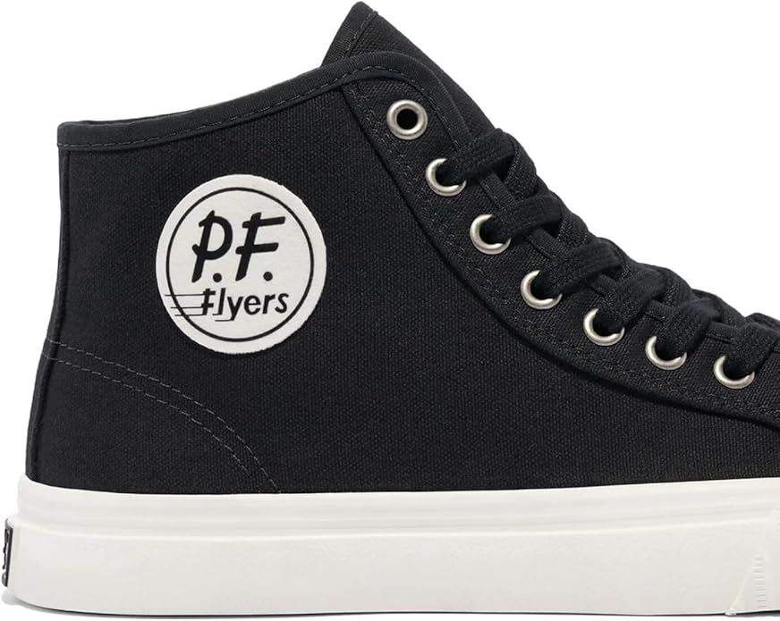 PF Flyers Center High Top Sneakers for Men and Women, Original Canvas Hi-Top Athletic Shoe, Unisex