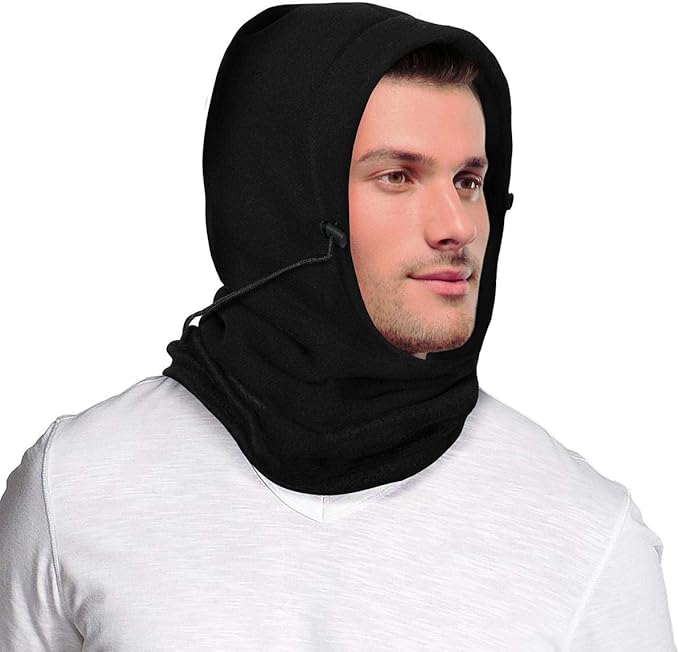 unisex-adult 5-in-1 Premium Fleece Balaclava – Wind and Waterproof Ski Mask for Extreme Cold Weather – Winter Face Mask
