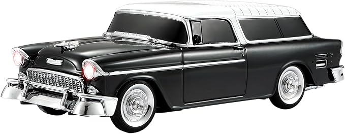 Retro car-shaped Bluetooth speaker, high-definition sound quality, TWS pairing, multiple interface outputs, truck model Bluetooth speaker, suitable for desktop decoration, parties, beach (BLACK)