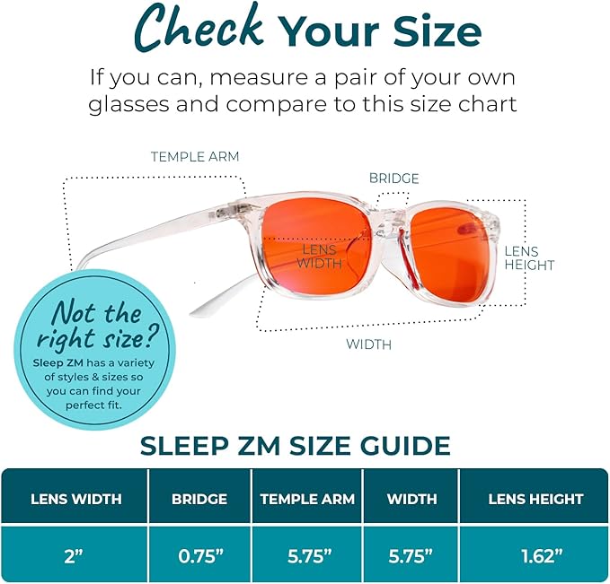 100% Blue Light Blocking Glasses - Women + Men - Better Sleep - Anti Eye Strain Protection - Computer Screens Gaming