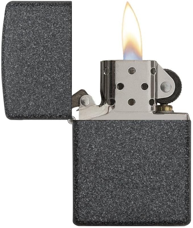 Customized Personalized ZIPPO Classic Windproof Oil Lighter Engraving (Classic Iron Stone), 46021