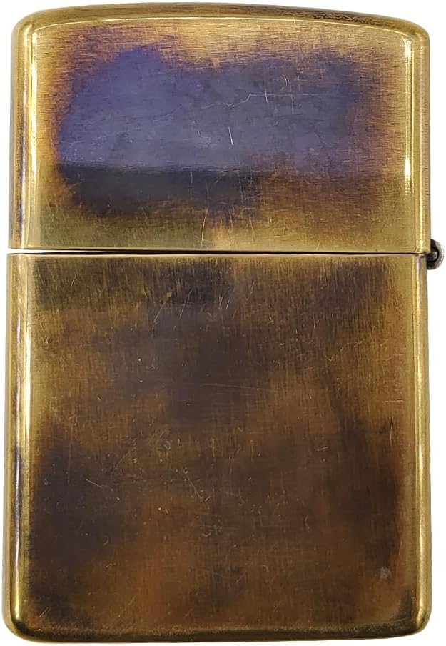 Brass Lighter Case Handmade Gift for Men,Lighter Pouches Protective Storage Case Holder for Father, Boyfriend, Husband Stylish Design for Home Everyday Carry Outdoor Hiking Camping