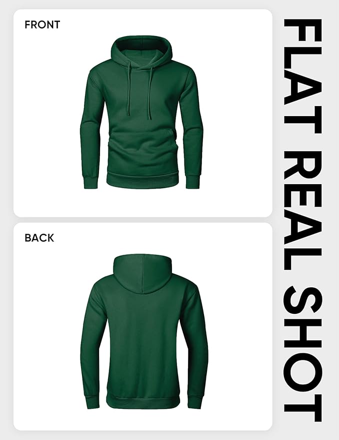 JMIERR Mens Casual Cotton Hooded Collar Drawstring Hoodies Pullover Sweatshirts Casual Long Sleeve Shirts