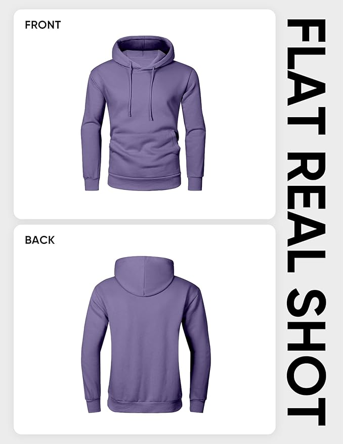 JMIERR Mens Casual Cotton Hooded Collar Drawstring Hoodies Pullover Sweatshirts Casual Long Sleeve Shirts