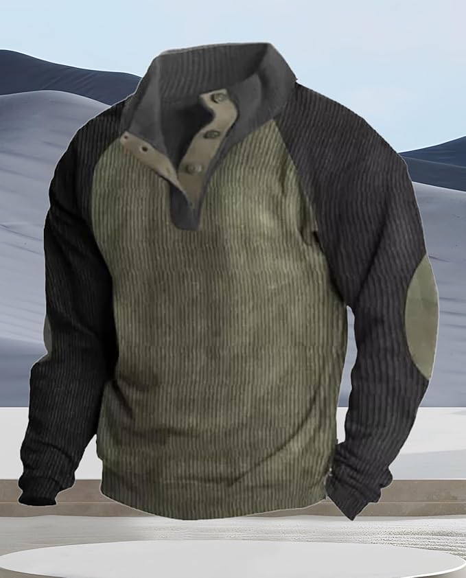 Western Sweatshirts for Men Aztec Retro Pullover Quarter Zip Sweatshirt Mens Stitching Color Fleece Sweatshirt