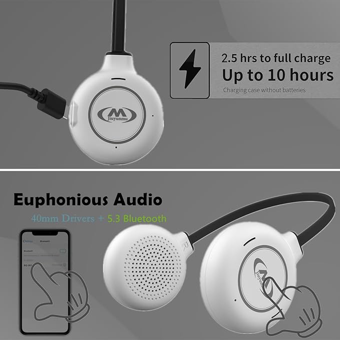 ski Helmet Headphones,True Wireless Bluetooth Helmet Speakers for Skiing, Snowboarding Mountain Biking