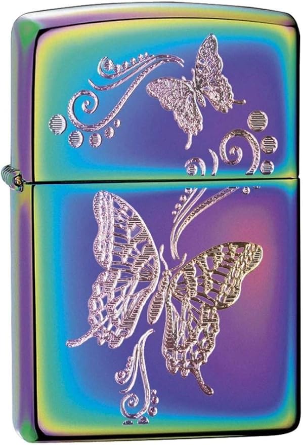 Personalized American Classic Elegant Design Lighter Zippo - Free Engraving - Christmas, Halloween & Valentines Day Gift (Multi Color)