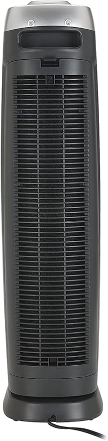 GermGuardian 3-In-1 HEPA Air Purifier for Home, Large Rooms Up To 915 Sq. Ft. with HEPA Air Filter, UV-C Light & Odor Reduction, AC5000E, 28" Tower, Gray