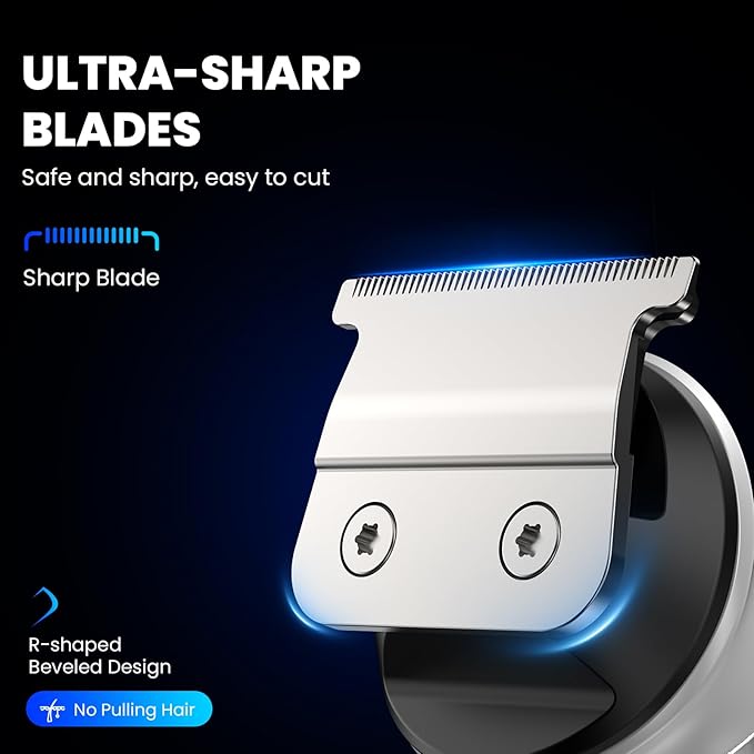 Ufree Beard Trimmer for Men, 7 in 1 Electric Shavers Razor, Cordless Hair Trimmer, Men's Grooming Kit for Body Hair, Nose, Face & Mustache, Birthday Gifts for Men, Husband Father