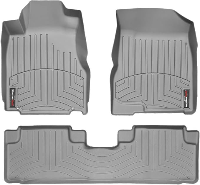 WeatherTech Custom Fit FloorLiners for Honda CR-V - 1st & 2nd Row (463161-460982), Grey
