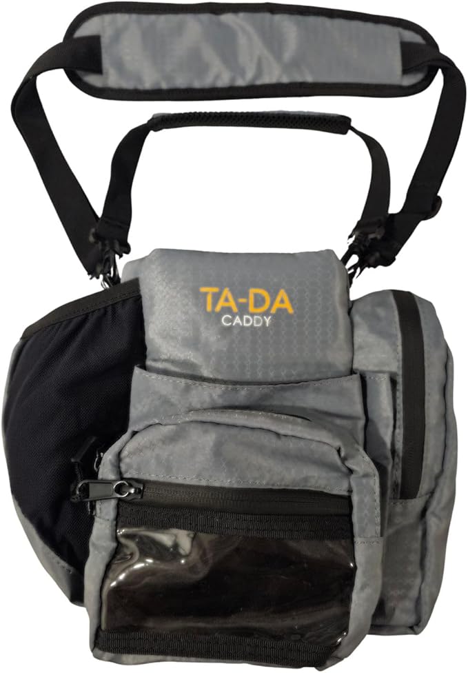 TA-DA Caddy Bag Everywhere you Go | Core Items are Bottle Phone Keys Wallets Etc., so Easy Access and more Convenient than Purse, Carrier, Crossbody, Messenger, Duffle, Fanny, Tote | W-7 H-10 L-10 |
