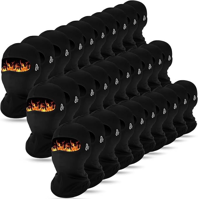 Suhine Winter Balaclava Ski Mask Windproof Thermal Face Mask Cold Weather Balaclava with Reflective Stripe