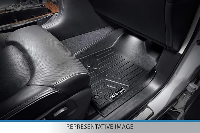 SMARTLINER Custom Fit Floor Mats 2 Row Liner Set Compatible with 2018-2021 Ford EcoSport