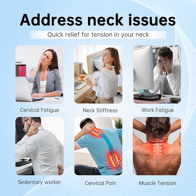 Shiatsu Neck Massager for Pain Relief deep Tissue Before Sleeping, Cervical Neck Massage Pillow with Heat,Cordless & Memory Foam,Thoughtful Gifts for Mom, Dad, Women, Men (Cream)