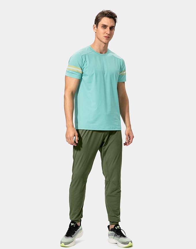 G Gradual Men's Sweatpants with Zipper Pockets Athletic Pants Traning Track Pants Joggers for Men Soccer, Running, Workout