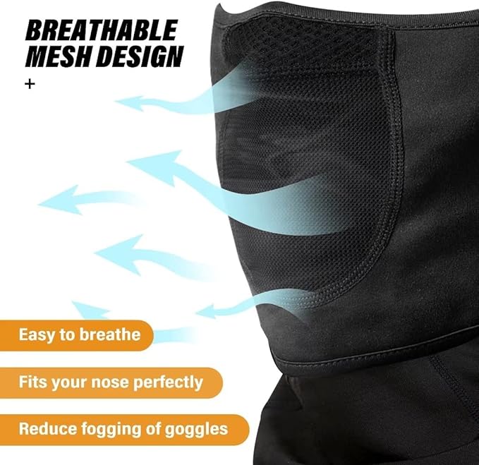 Balaclava Ski Mask Warm Face Mask for Cold Weather Winter Skiing Snowboarding Motorcycling Ice Fishing Men