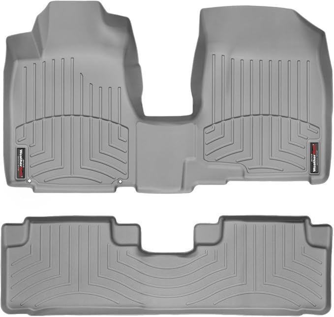WeatherTech Custom Fit FloorLiners for Honda CR-V - 1st Row (OTH) & 2nd Row (463191-460982), Grey