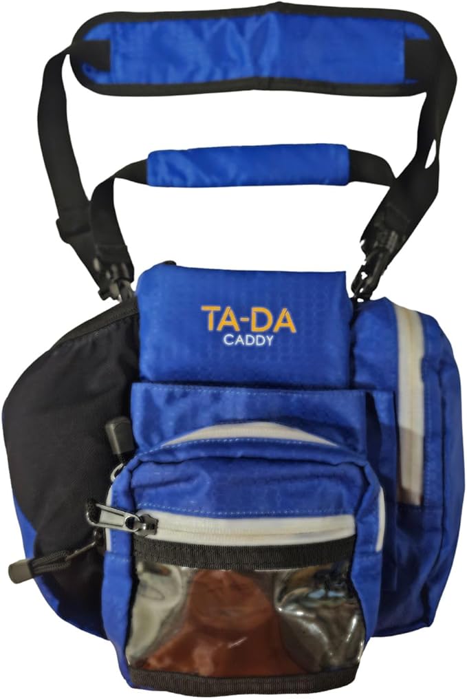TA-DA Caddy Bag Everywhere you Go | Core Items are Bottle Phone Keys Wallets Etc, so Easy Access and more Convenient than Purse, Carrier, Crossbody, Messenger, Duffle, Fanny, Tote | W-7 H-10 L-10 |
