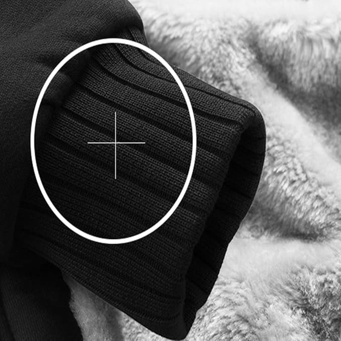 MACHLAB Men's Pullover Winter Workout Fleece Hoodie Jackets Full Zip Wool Warm Thick Coats