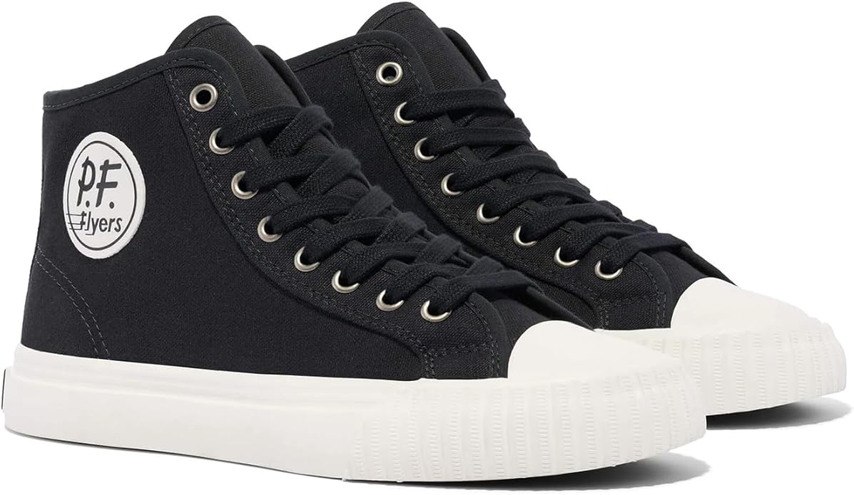 PF Flyers Center High Top Sneakers for Men and Women, Original Canvas Hi-Top Athletic Shoe, Unisex