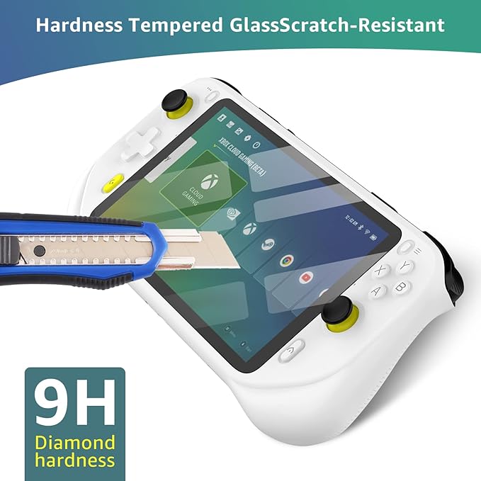 Tempered Transparent Glass HD Clear Anti-Scratch Screen Protector for Logitech G Cloud Gaming Handheld-7 inch 2022[2 Pack]