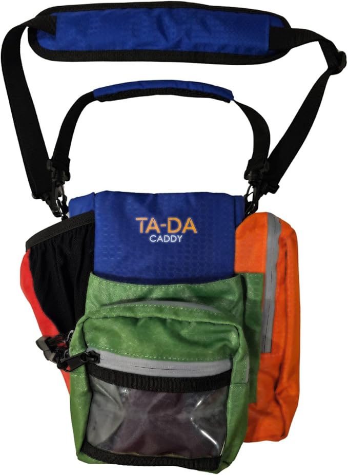 TA-DA Caddy Bag Everywhere you Go | Core Items are Bottle Phone Keys Wallets Etc., so Easy Access and more Convenient than Purse, Carrier, Crossbody, Messenger, Duffle, Fanny, Tote | W-7 H-10 L-10 |