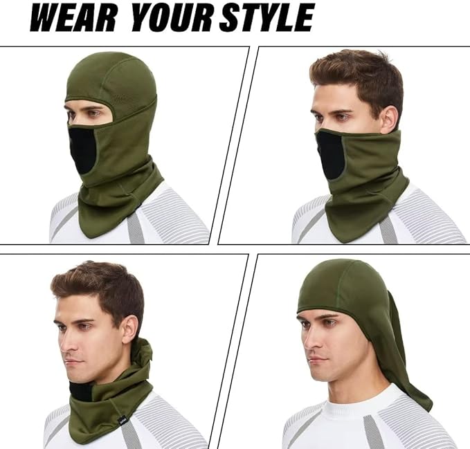 Balaclava Ski Mask Warm Face Mask for Cold Weather Winter Skiing Snowboarding Motorcycling Ice Fishing Men