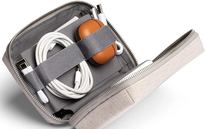 Bellroy Tech Kit Compact (Tech Accessories Organizer, Zipper Pouch) - Saltbush