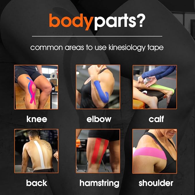 d3 K6.0 Kinesiology Tape - 2in x 20ft Lime (1 Roll) Latex-Free Hypoallergenic Joint Muscle Sports Medical Injury Support
