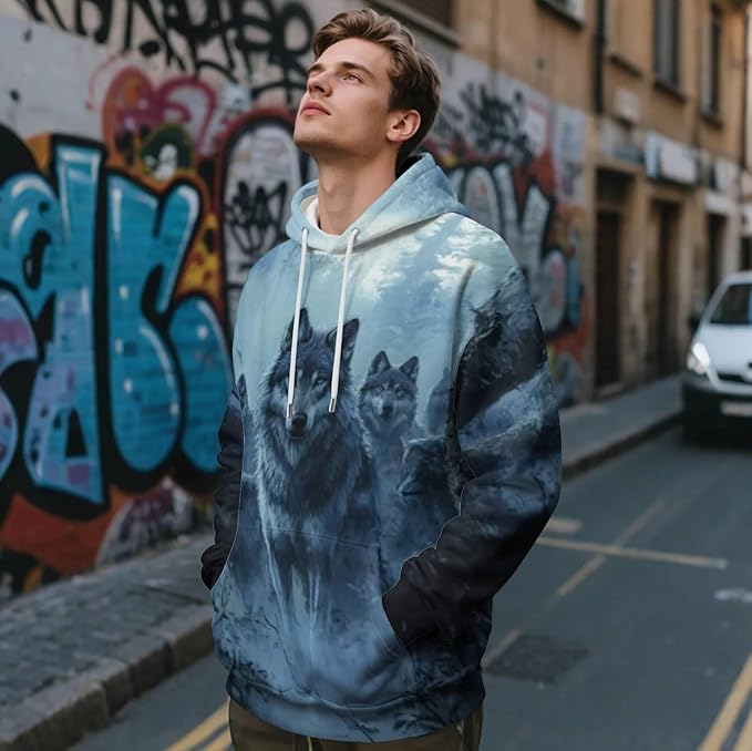 3D Printed Hoodie High Definition Graphic Comfortable and Stylish Unisex Breathable Fabrics Ideal for Casual Wear