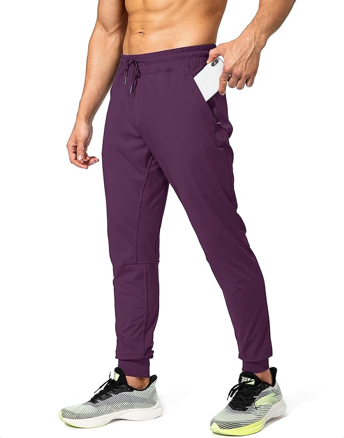 G Gradual Men's Sweatpants with Zipper Pockets Athletic Pants Traning Track Pants Joggers for Men Soccer, Running, Workout