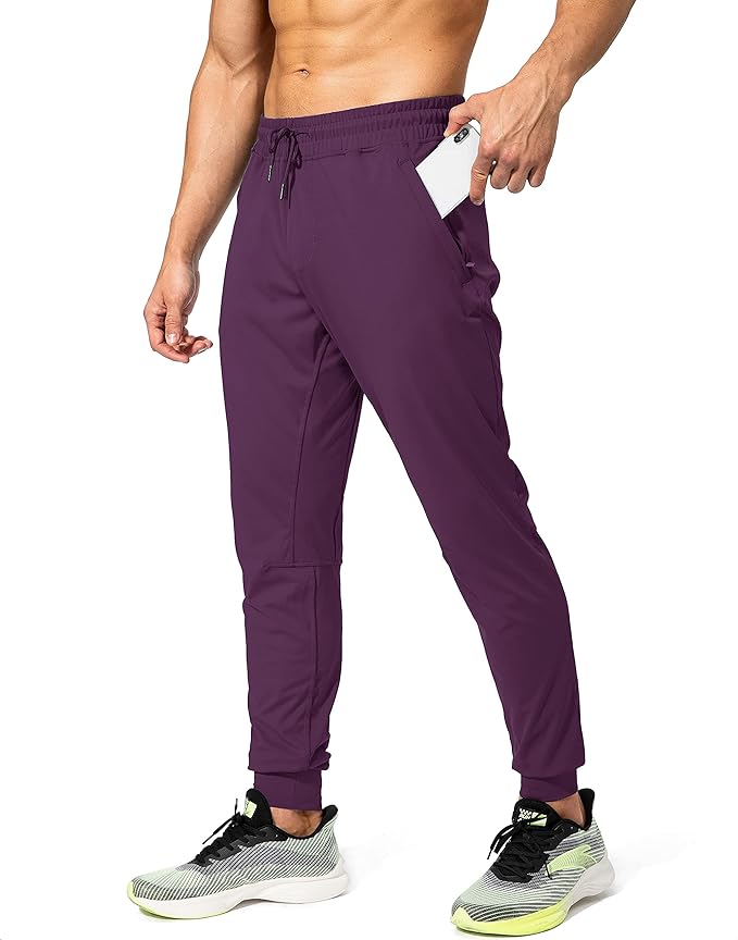G Gradual Men's Sweatpants with Zipper Pockets Athletic Pants Traning Track Pants Joggers for Men Soccer, Running, Workout