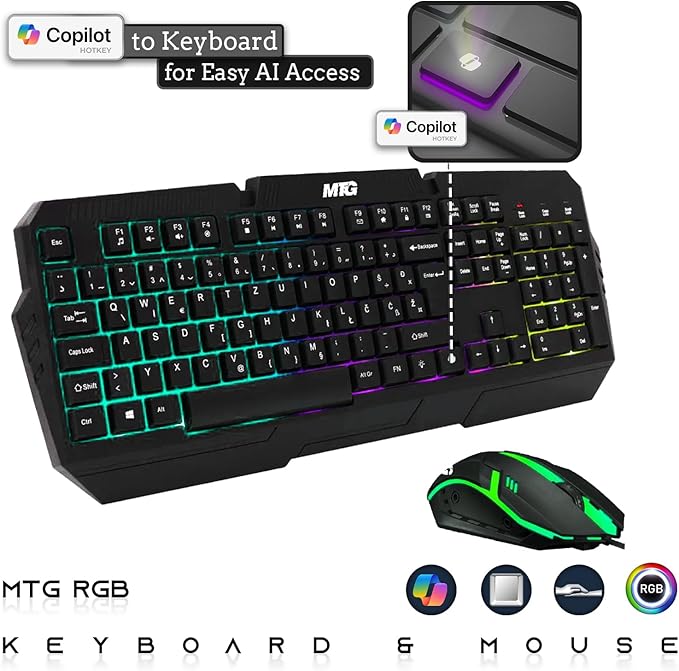 HP Dark Dual Premium Desktop Computer PC – AMD Processor,16GB RAM,512GB SSD,24 Inch Curved Monitor,RGB Keyboard with AI Copilot Key and Mouse,RGB Soundbar,Windows 11(Renewed)