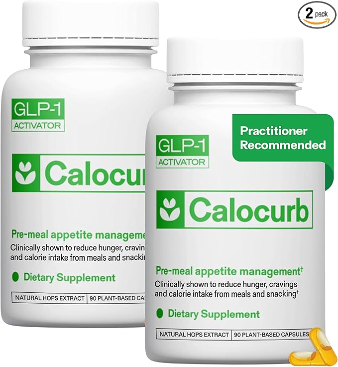 Calorie Control Supplement 6X Natural GLP-1 Activator, Official & Patented Amarasate Formula, Plant Based GLP1 Supplement, Manages Appetite, Hunger & Cravings, 1 Month Average Supply, 180 Count