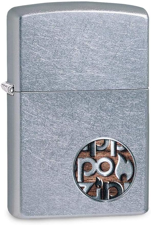 Personalized American Classic Elegant Design Lighter Zippo - Free Engraving - Christmas, Halloween & Valentines Day Gift (Brush ZI)