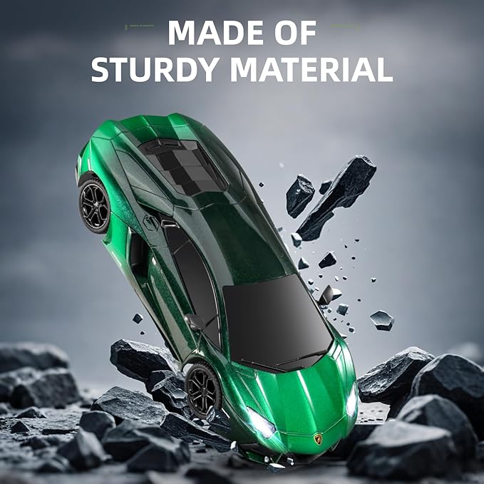 MIEBELY Lamboghini RC Car - 1:24 Scale Lambo Toy 3.7V 500mAh, LP700 Fast Remote Control Car for Boys 8-12, Rc Race Model Birthday Gifts for Kids Adults Boys Girls Age 6-12 Year Old