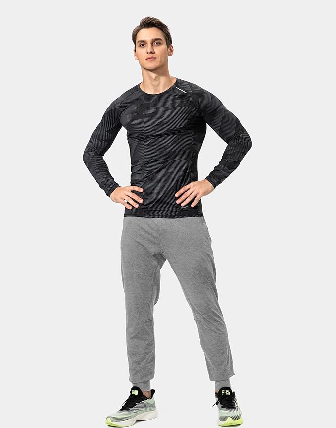 G Gradual Men's Sweatpants with Zipper Pockets Athletic Pants Traning Track Pants Joggers for Men Soccer, Running, Workout