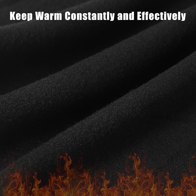Suhine 5 Pcs Winter Balaclava Ski Mask Windproof Thermal Full Face Mask Cold Weather Balaclava with Reflective Stripe