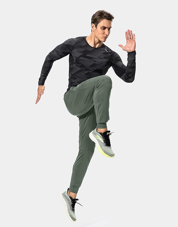 G Gradual Men's Sweatpants with Zipper Pockets Athletic Pants Traning Track Pants Joggers for Men Soccer, Running, Workout